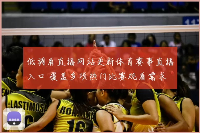 低调看直播网站更新体育赛事直播入口 覆盖多项热门比赛观看需求